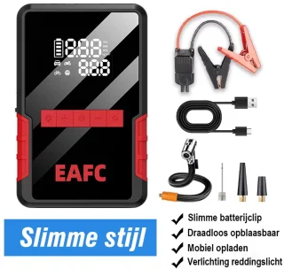EAFC 12V Jumpstarter Startbooster voor Auto