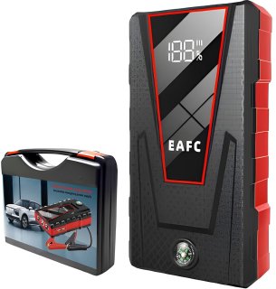 De EAFC 12V Jumpstarter Starthulp in één oogopslag
