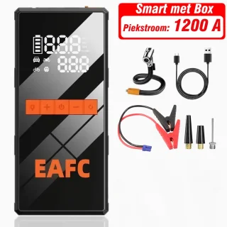 EAFC 12V Jumpstarter Starthulp voor auto en motor