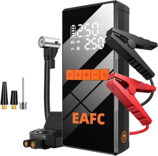 EAFC 12V Jumpstarter voor Auto en Motor - 1000A / 20.000 mAh