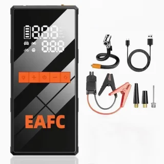 EAFC 12V Jumpstarter voor Auto en Motor - 1000A / 20.000 mAh