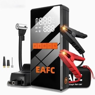 EAFC 12V Jumpstarter JC11 — compacte 4-in-1 noodhulp voor onderweg