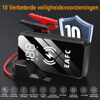 Wat vinden we goed aan de EAFC Jumpstarter 12V Starthulp