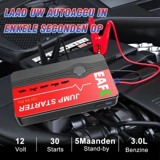 EAFC Jumpstarter Starthulp Auto - Rood