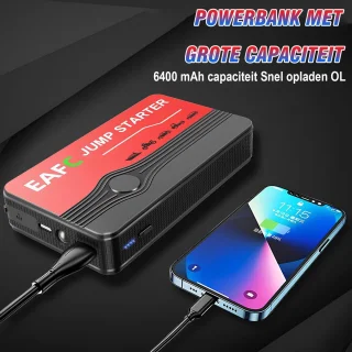EAFC Jumpstarter Starthulp Auto - Rood