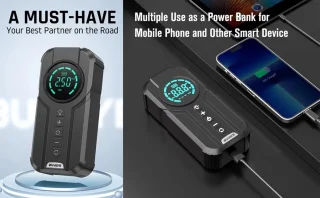 Eszenzics Power Jumpstarter 12V 10.000mAh 6-in-1