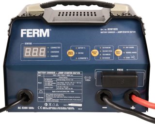 FERM BCM1020 Acculader en Jumpstarter 6V/12V