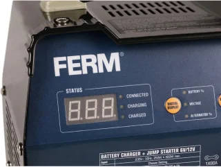 FERM BCM1020 Acculader en Jumpstarter 6V/12V