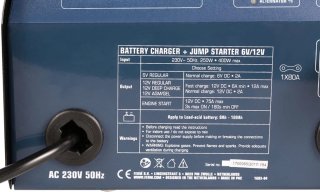 FERM BCM1020 Acculader en Jumpstarter 6V/12V