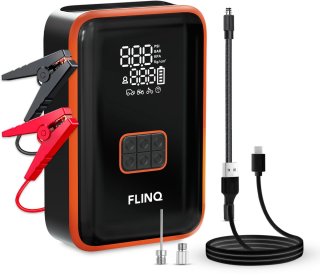 De FlinQ 12V Jumpstarter voor Auto en Motor in één oogopslag