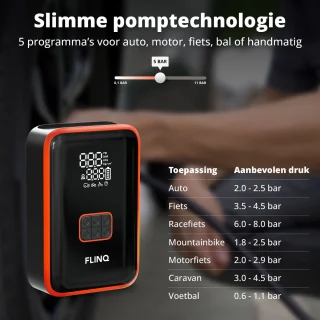 FlinQ 12V Jumpstarter voor Auto en Motor