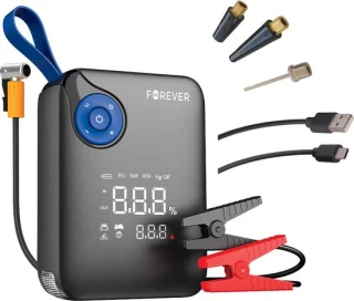 Forever 12V Jumpstarter 7200mAh met Compressor Zwart/Blauw