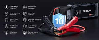 GE3000 Auto Starthulp 3000A Lithium Jumpstarter 12V