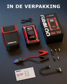 Wat vinden we goed aan de GOOLOO A3 - Jumpstarter & Powerbank