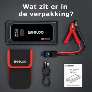 GOOLOO GE3000 - Jumpstarter en Powerbank