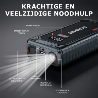 GOOLOO GE3000 - Jumpstarter en Powerbank