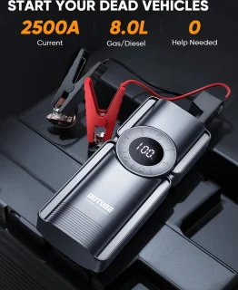 HFL Goods 4-in-1 Jump Starter Zwart
