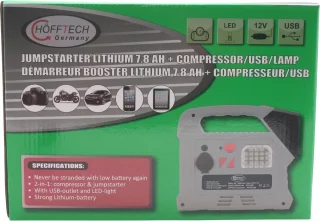 Hofftech Jumpstarter Lithium 12V 7.8Ah