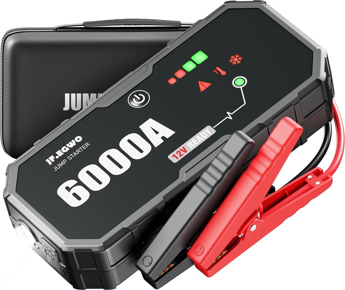 De Iptrading Jumpstarter 12V Powerbank 30000mAh in één oogopslag