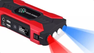 Jump Starter 28000mAh 12V 800A LED Display