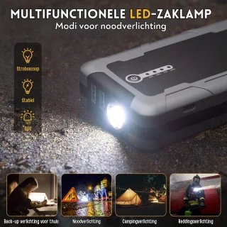 Jumpbooster 1500A Draagbare Auto Starthulp Powerbank 12V