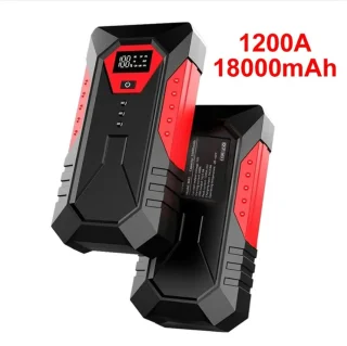 Jumpstarter 1200A 18000mAh Accu Booster Auto Starthulp Compact