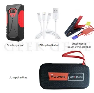 Jumpstarter 1200A 18000mAh Accu Booster Auto Starthulp Compact
