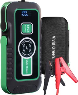 Jumpstarter 12V 20000mAh Vivid Green 4-in-1