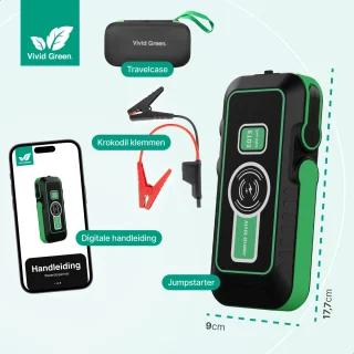 Jumpstarter 12V 20000mAh Vivid Green 4-in-1