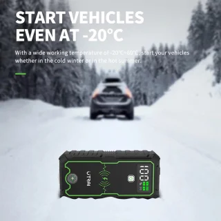 Jumpstarter 12V 2500A Zwart