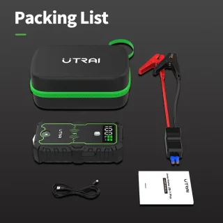 Jumpstarter 12V 2500A Zwart