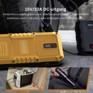 Jumpstarter 12V 4000A 26800mAh Zwart