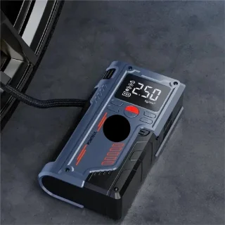 Jumpstarter 20000mAh 1000A Zwart - Jumpstarter met Powerbank en Bandenvuller