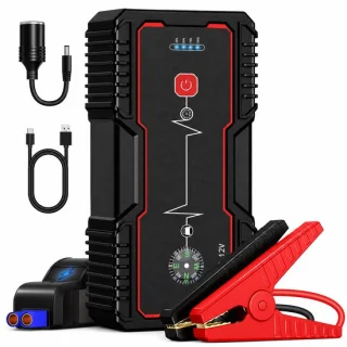 Jumpstarter 2000A 12V – 20800mAh accustarter – waterdicht