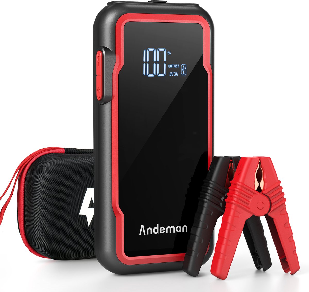 De Jumpstarter 3000A 20000mAh Autoaccu-oplader 12V in één oogopslag