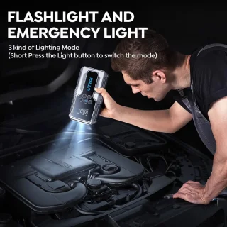 Jumpstarter 4-in-1 Powerbank 55.5WH Met Noodlicht Draadloos