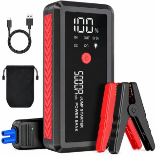 Jumpstarter 5000A 12V – 26800mAh accustarter met powerbank – IP65