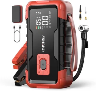 Jumpstarter 8000A - starthulp - bandenpomp - powerbank 26.800 mAh