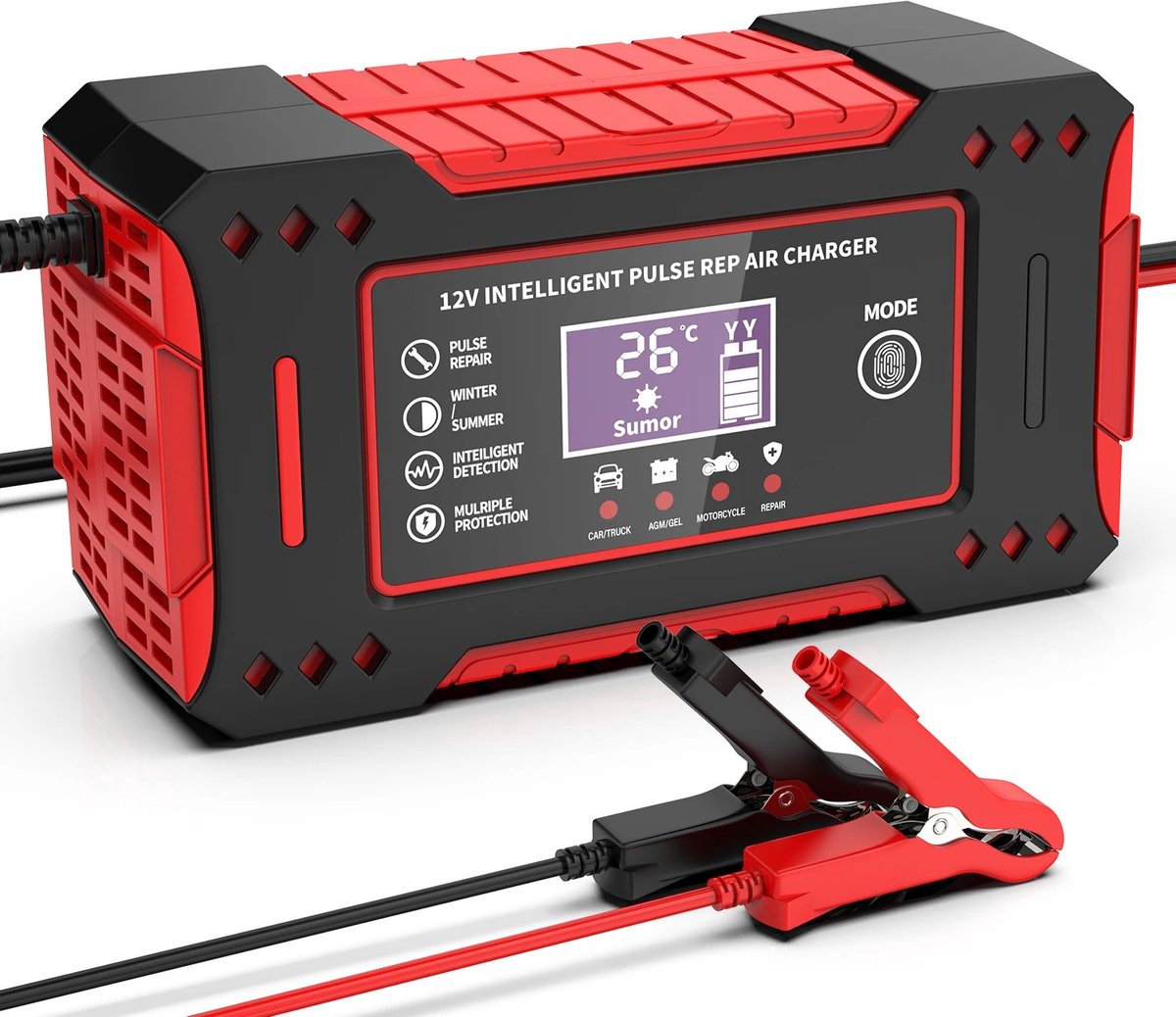 De Jumpstarter Auto Acculader Powerbank Draagbare Accu in één oogopslag
