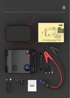 Jumpstarter Auto met Compressor en Powerbank