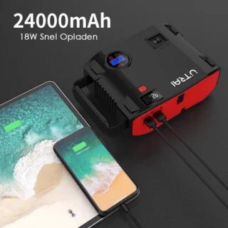 Jumpstarter Auto met Compressor en Powerbank