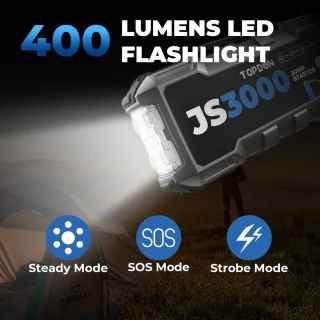 De Jumpstarter Auto Startapparaat Zwart in één oogopslag