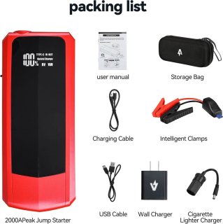 Wat vinden we goed aan de Jumpstarter Autoaccu-oplader 12V Startkabel