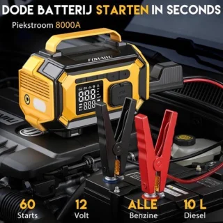 Jumpstarter autostarthulp 12 volt