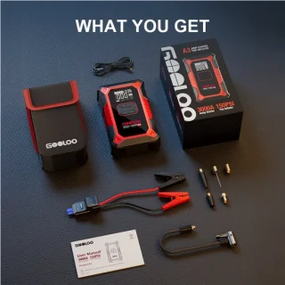 Jumpstarter draagbaar 3000a met luchtcompressor