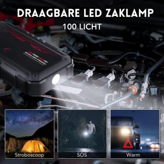 Jumpstarter Draagbare Auto Starthulp 2500A 20800mAh