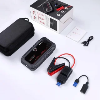 Jumpstarter Draagbare Auto Starthulp 2500A 20800mAh