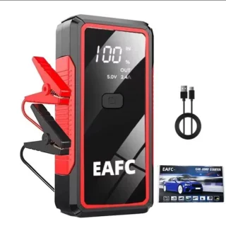 Compacte 1200A jumpstarter — krachtig, draagbaar en veelzijdig