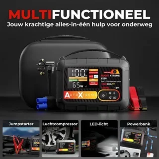 Jumpstarter met compressor 12V