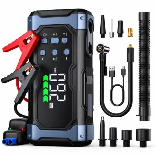 Jumpstarter met compressor 20000 mAh 12V